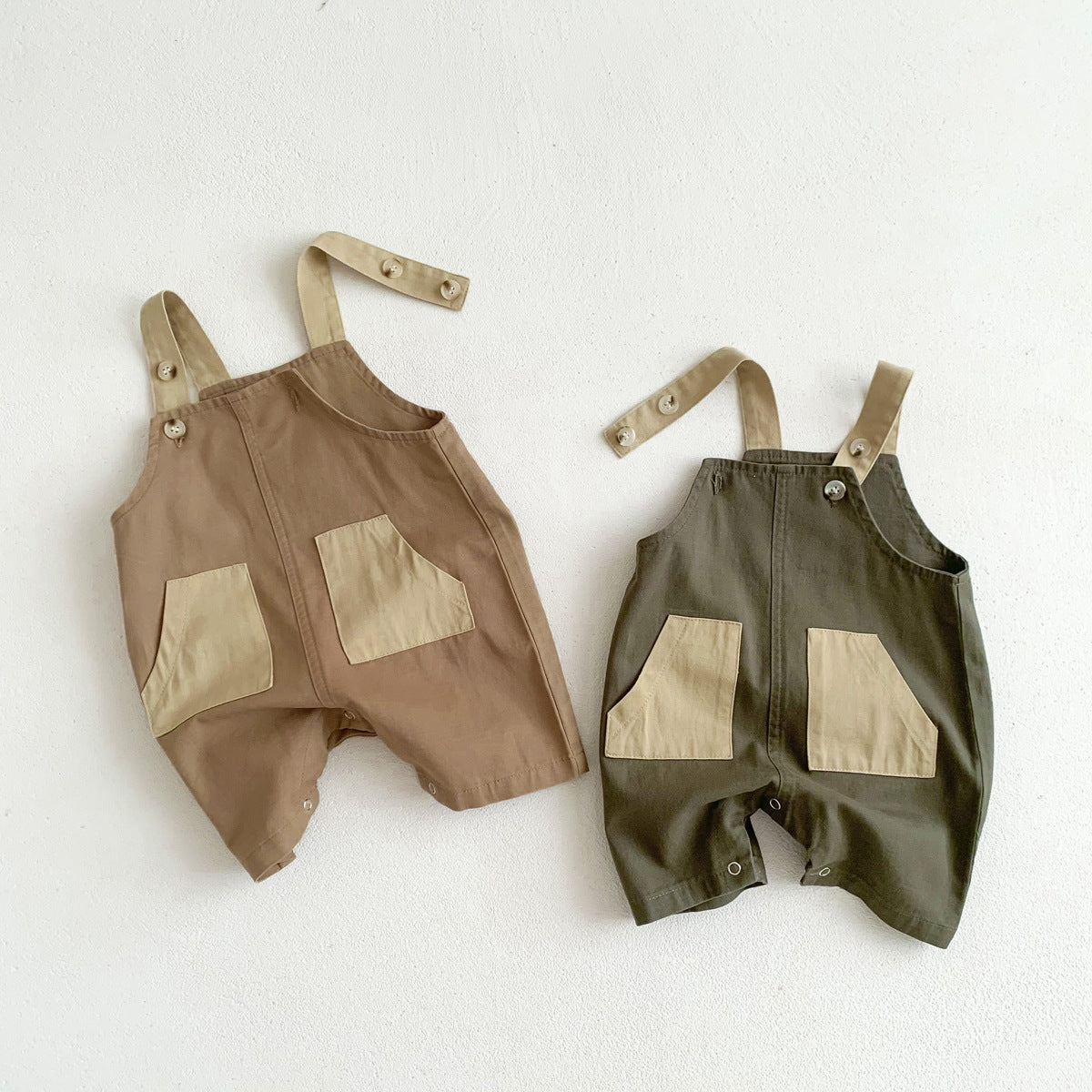 Summer Baby Cotton Strap Pants