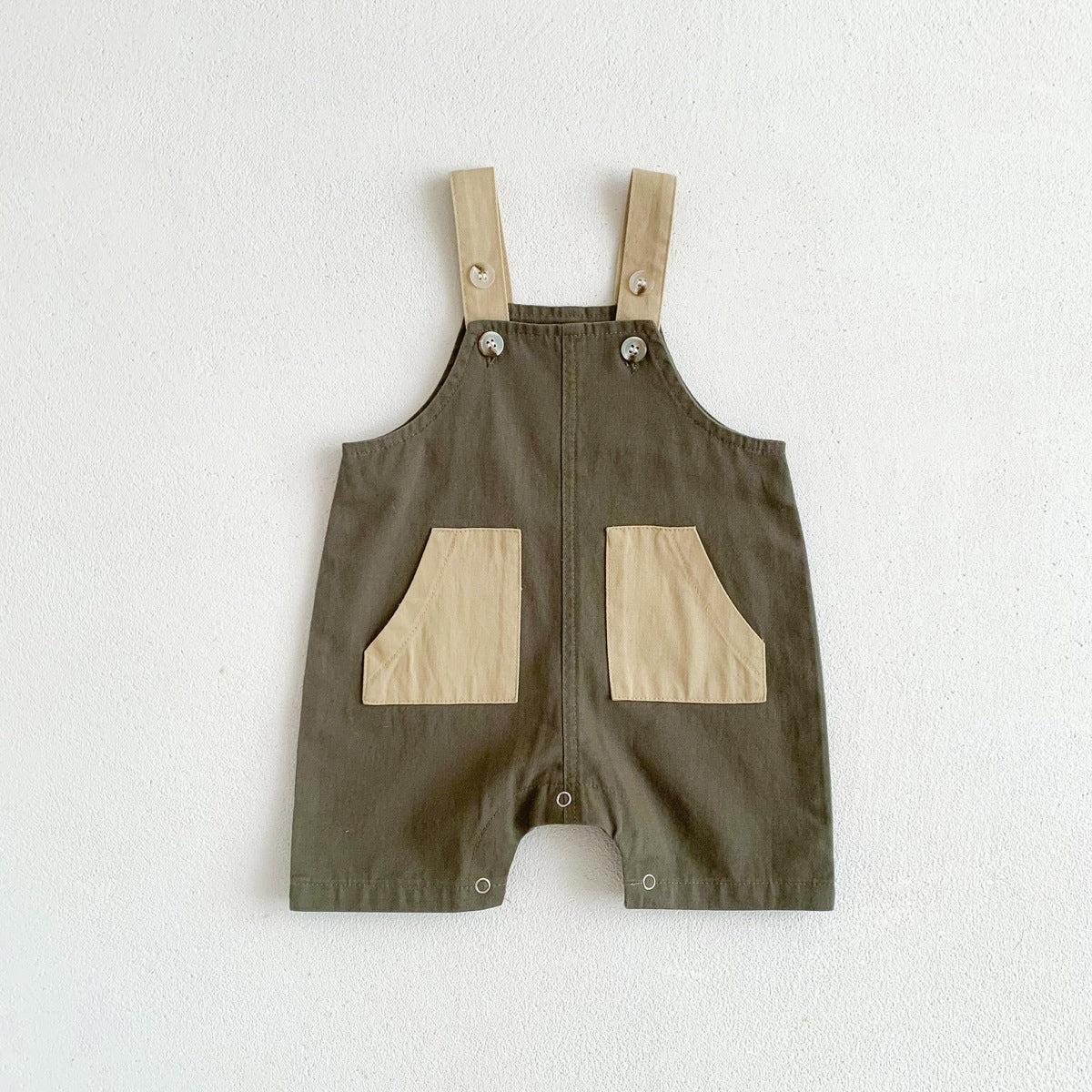 Summer Baby Cotton Strap Pants