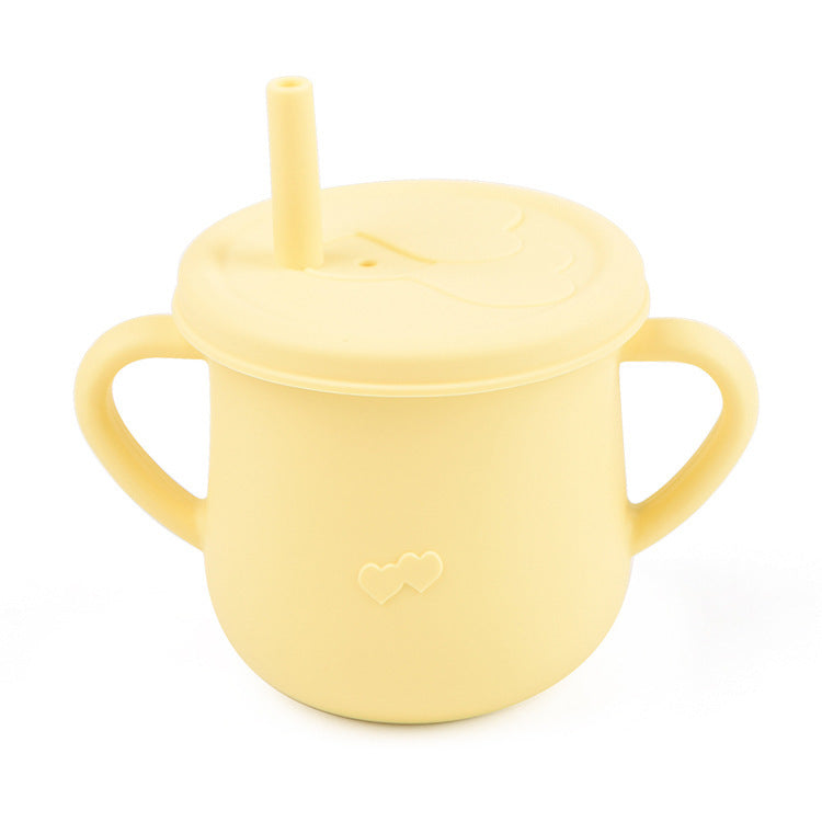 Children's Silicone Straw Drinking Cups Leakproof