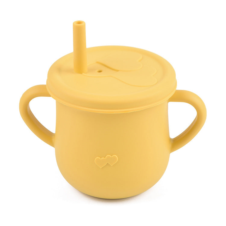 Children's Silicone Straw Drinking Cups Leakproof