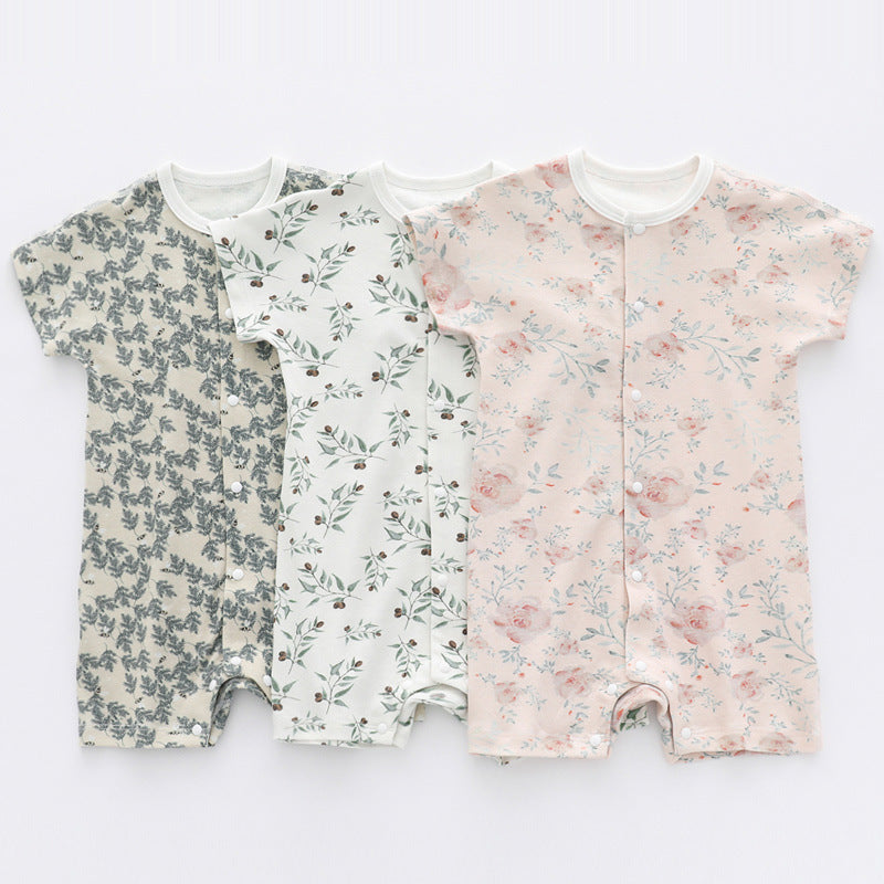 Short Sleeve Baby Jumpsuits