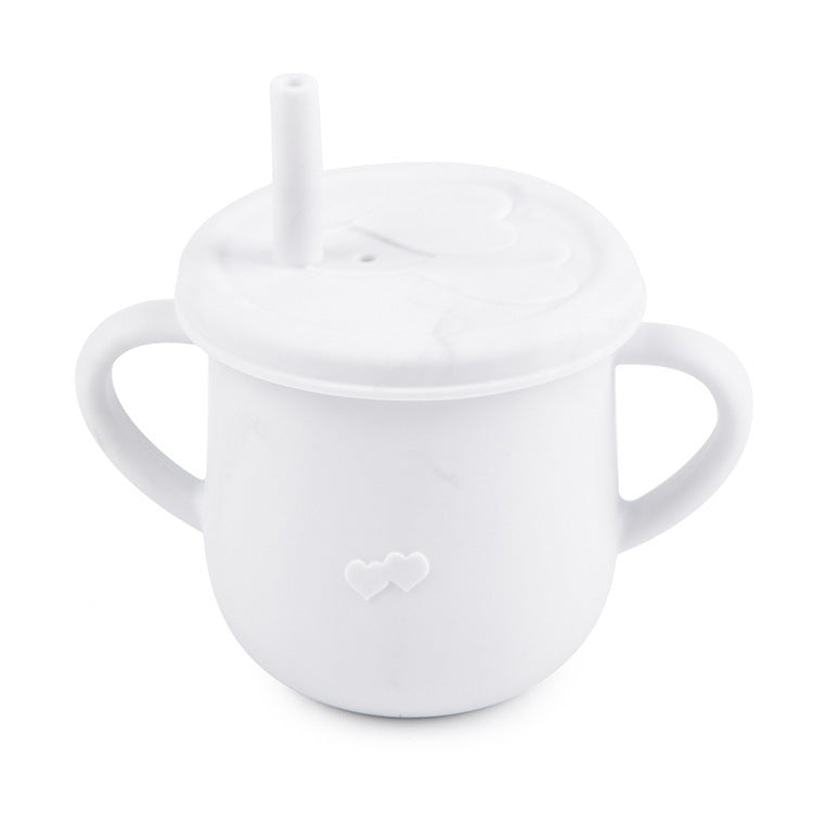 Children's Silicone Straw Drinking Cups Leakproof