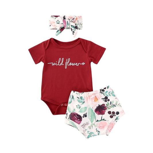 Summer Fashion New Products Toddler Red Baby Girl